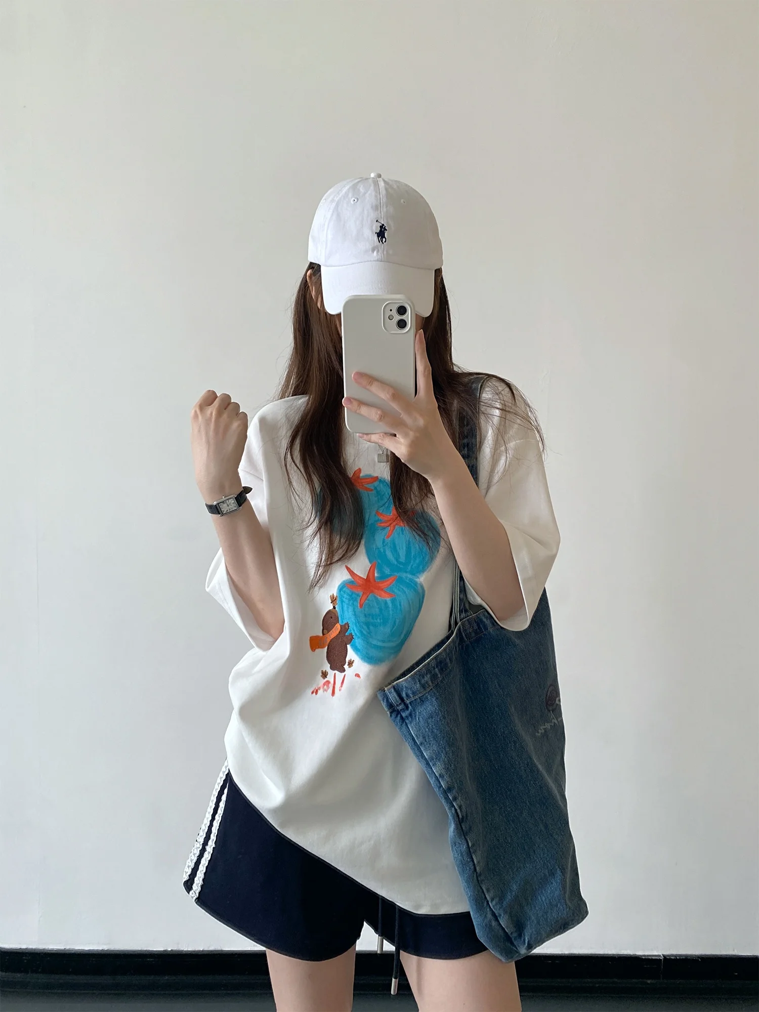 tシャツ キャラクター と ピチピチ のバランスを取るなら、この小熊Tシャツがおすすめ！