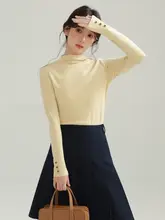ハイネック防寒Tシャツ【長袖・女性用・スリムフィット】