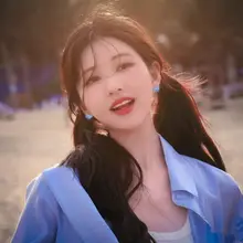 ブルー ハートデザインイヤリング【ヴィンテージスタイル・レディース・夏用】