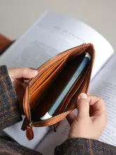 クラッチバッグ 長財布 レディース 本革 ファスナー ヴィンテージ 大容量 スマホ収納 小銭入れ カードケース