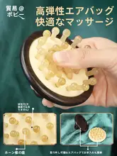 天然牛角櫛 頭部マッサージ 使用シーン: 髪のケア 材料: 牛の角