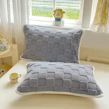 秋冬用 厚手タフフリース枕カバー【防油・吸汗・二重構造・汚れ防止】（セットアップ対応）