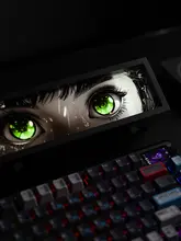 デザイン性の高いアニメ風目型LEDデスクライト【モダン・雰囲気作り・卓上装飾用】