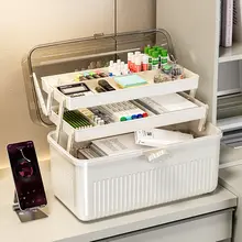 多層収納可能な工具箱【美術用・文房具・日用品に最適】