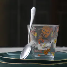微笑デザイン ステンレス製コーヒースプーン【デザート用・小型】