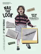 母と子のコーディネート！カジュアルスタイルの女児用半身スカート【長袖トップス付き・春秋用】（セットアップ対応）