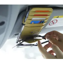 山叩sainkho 多機能車載サンシェード用メガネクリップ【カードホルダー付き・収納バッグ】