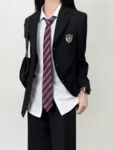 春秋用女子JK制服 ジャケット【学院風・おしゃれデザイン】（セットアップ対応）