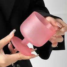 マット質感のショートグラス【ガラス製・おしゃれな飲料カップ】