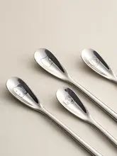onlycook 316Lステンレス製ロングハンドルスプーン【コーヒー・アイスクリーム用・ミルクティー・ハチミツ】