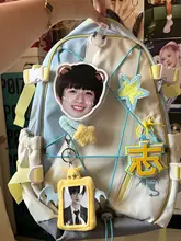 防水幽霊デザインリュックサック【男女兼用・学生用・多機能】