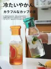 耐熱の高硼珪酸ガラス製 冷水ポット【家庭用・大容量・アイスドリンク・茶用】