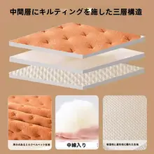 冬用 牛乳珊瑚フリース製マットレスカバー【全面対応・防滑・クッション付き】（セットアップ対応）