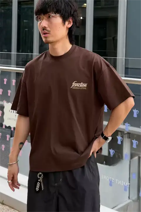 大阪限定 ティーシャツ【短めの丈・ワイドカット・半袖】