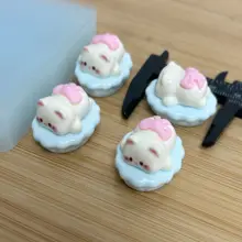 ミニシリコン型【食品グレード・耐熱・犬デザイン・DIY用】