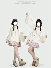 秋冬向け和装用ニットジャケット【フラワーパターン・明スタイル・縦襟】