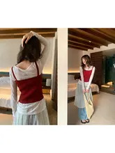 シンプルなデザインのラウンドネック長袖Tシャツ【アメリカンスタイル・女性用・夏向け・ゆったりシルエット】