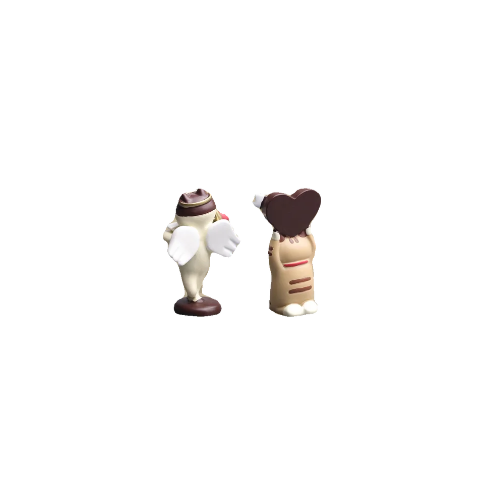デスクトップ用クリエイティブキャラクター ミニレジン飾り【可愛いクマと猫・車載ギフトにも最適】