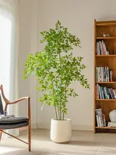 ナンテンチク フロアプランツ 室内 リビング 装飾 大型 偽物植物