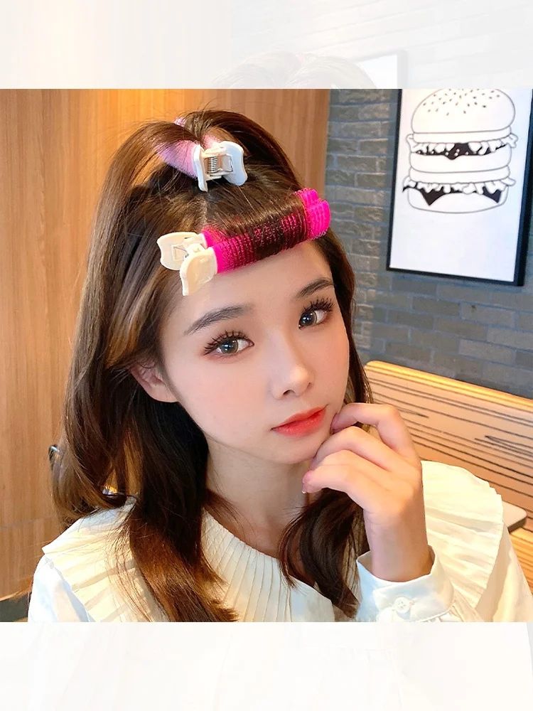 ボリュームアップヘアクリップ：前髪固定とエアリーカールを実現する日韓風デザイン