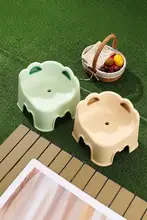 背もたれ付き キッズチェア ローチェア プラスチック製 スタッキング可能 アウトドア キャンプ お風呂用 食事用 家庭用 男の子 女の子