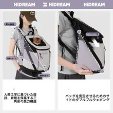 猫用リュックサック【通気性・軽量・お出かけ用・お風呂にも便利】