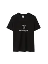 Tシャツ レディース 半袖 英字 キャラクター柄 カジュアル 春夏「jessyline」