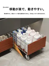 移動可能なバスルーム用ランドリーバスケット【収納力抜群・キャスター付き】