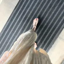 高品質立体褶皱デザインのハングネックドレス【女性用・ロングスカート・春夏向け】