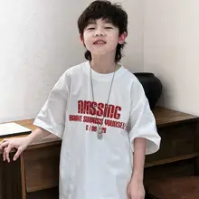 高級コットン製 男の子用短袖Tシャツ【春夏用・おしゃれデザイン】