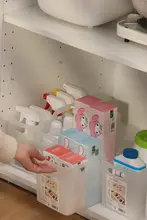 便利な収納バスケット【手提げ式・プラスチック製・バスルーム用】