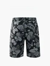 男性用ビーチパンツ【速乾・フィット・海水浴用・短め】