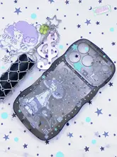 春の成長をテーマにしたイラスト入りスマホケース【Y2Kスタイル・波のデザイン・衝撃吸収対応】