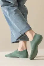メンズ春夏用隠しソックス【抗菌・滑り止め・純綿・吸汗・ショートタイプ】