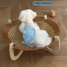 通年使用可能な猫用ハンモックベッド【通気性・取り外し洗濯可・犬用にも対応】（セットアップ対応）