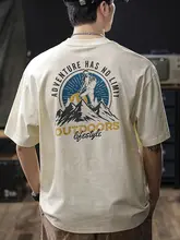 アメリカンレトロヘビー半 袖 Tシャツ