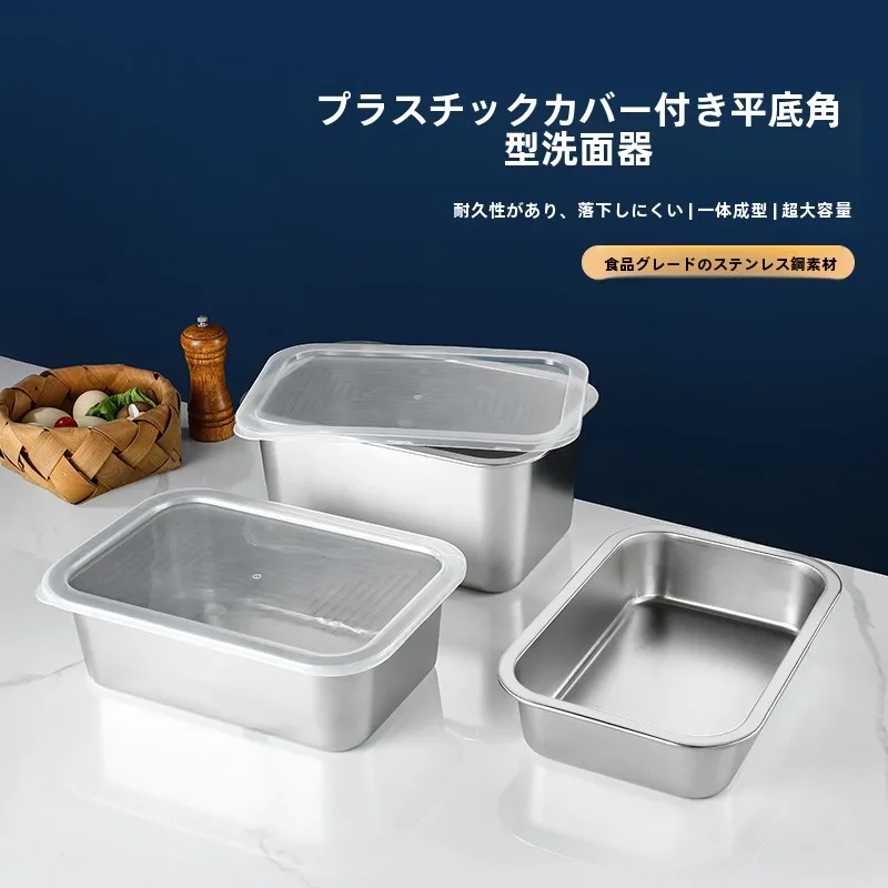 インテリアグッズ比較レビュー：ステンレス製深型角皿のサイズ・カバー比較