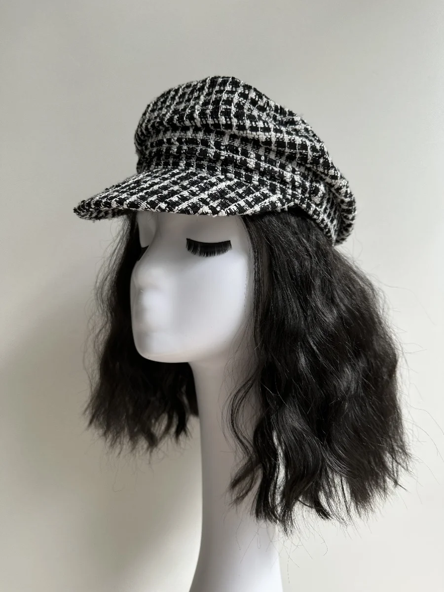 ツイード風ベレー帽【甘さのあるデザイン・レトロスタイル】（セットアップ対応）：30代女性の秋のファッションに最適なベレー帽とは
