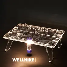 WELLHIKE ミニ折りたたみアクリルテーブル【アウトドアキャンプ用・コーヒーテーブル】