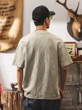 半袖Tシャツ メンズ アメリカンスタイル ストリート 焦がし加工 オーバーサイズ 大きいサイズ カジュアル 夏
