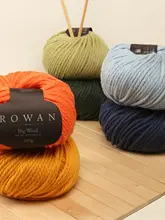 Rowan Big Wool 純羊毛 秋冬用ニットセーター・帽子・スカーフ・ベスト・柔らかい粗糸