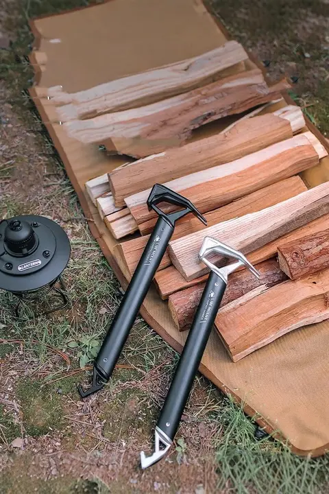 キャンプ用ハンマー【羊角型・ペグ抜き工具・持ち運び便利】