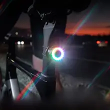 スマートセンサー付き自転車用テールライト【ブレーキライト・マウンテンバイク・ロードバイク・折りたたみ自転車対応・夜間用】