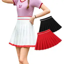 ゴルフウエア レディース スカートパンツ【シンプルデザイン・ハイウエスト・プリーツ・学院風】