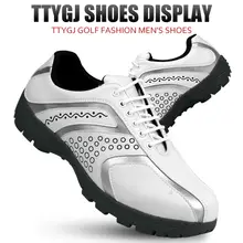 TTYGJ メンズゴルフシューズ【超合成皮革・防滑ソール・防水設計】