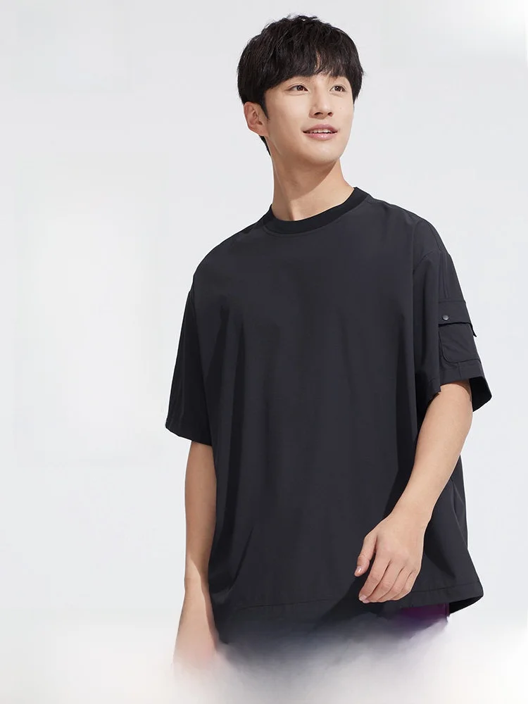Camel メンズ半袖Tシャツ：アウトドア用軽量ゆったりデザインの通気性と快適性を実証