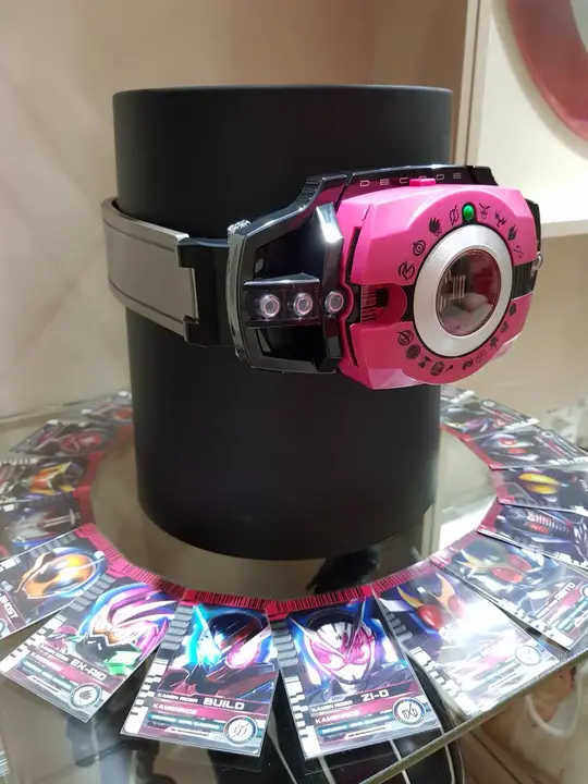 キャラクターゴミ箱【家庭用・8L/12L・仮面ライダー・展示台付き】