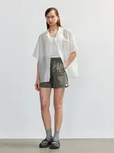 吸湿速乾素材のウエストゴムショートパンツ