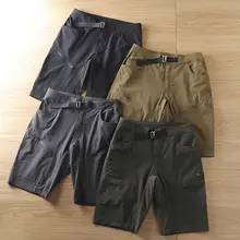 防水透湿機能付き メンズ速乾ショートパンツ【多ポケット・ストレートシルエット・ハイキング用】