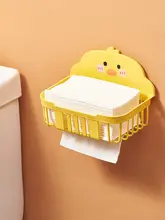 トイレットペーパーラック 壁掛け式 家庭用 無痕 収納ラック 創意